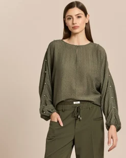 Bluse mit Ärmeldetail