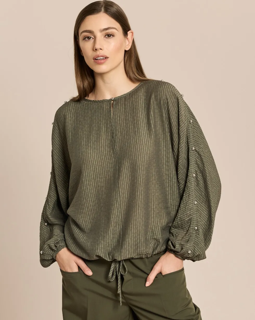 Bluse mit Ärmeldetail