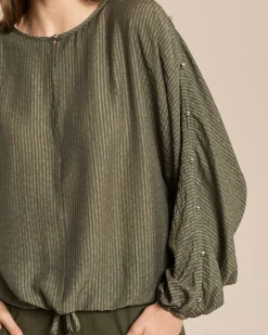 Bluse mit Ärmeldetail