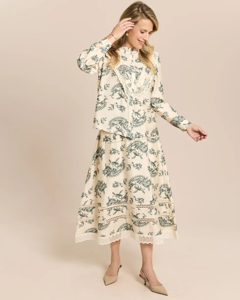 Bluse mit Rüschendetails