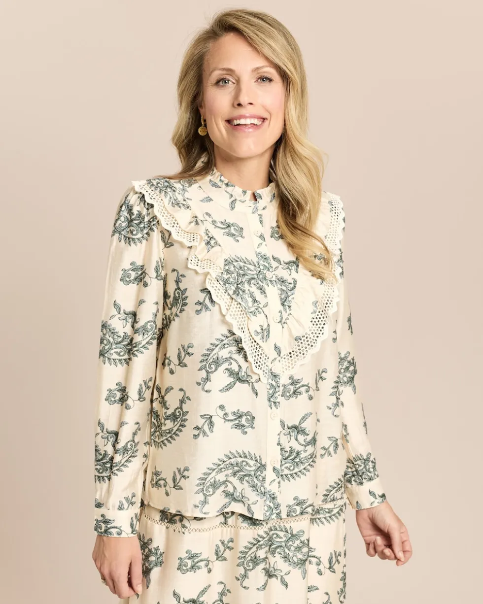 Bluse mit Rüschendetails