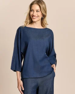 Blusenshirt aus Lyocellmix