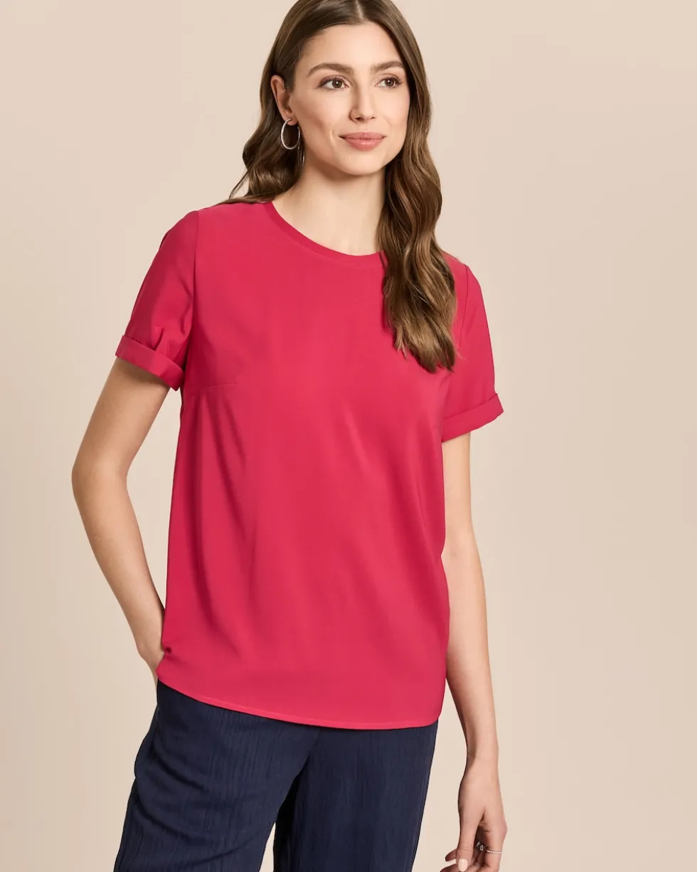 Blusenshirt aus Webware