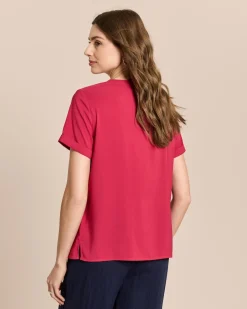 Blusenshirt aus Webware