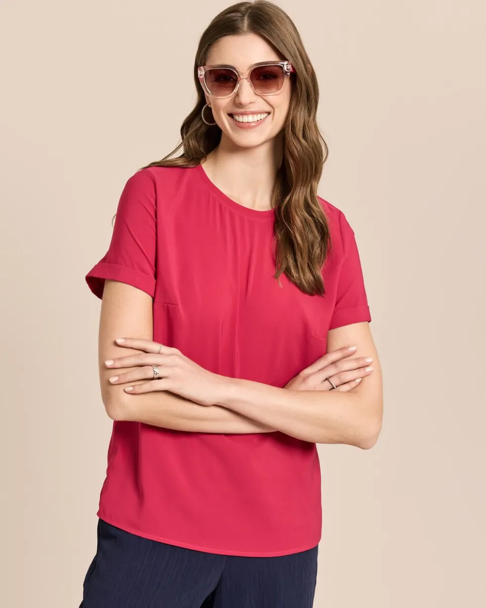 Blusenshirt aus Webware