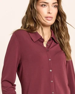 Blusenshirt mit Hemdblusenkragen