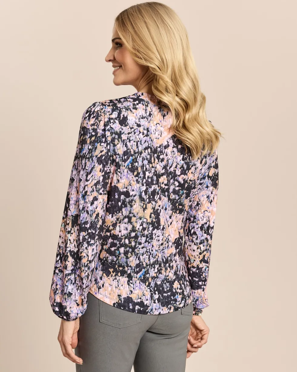 Blusenshirt mit Kelchkragen