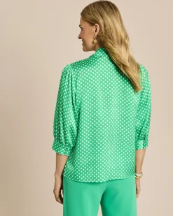 Blusenshirt mit Schleife