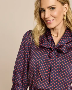 Blusenshirt mit Schleife
