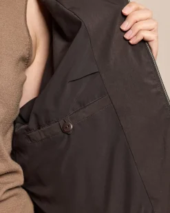 Bomberjacke aus technischem Material