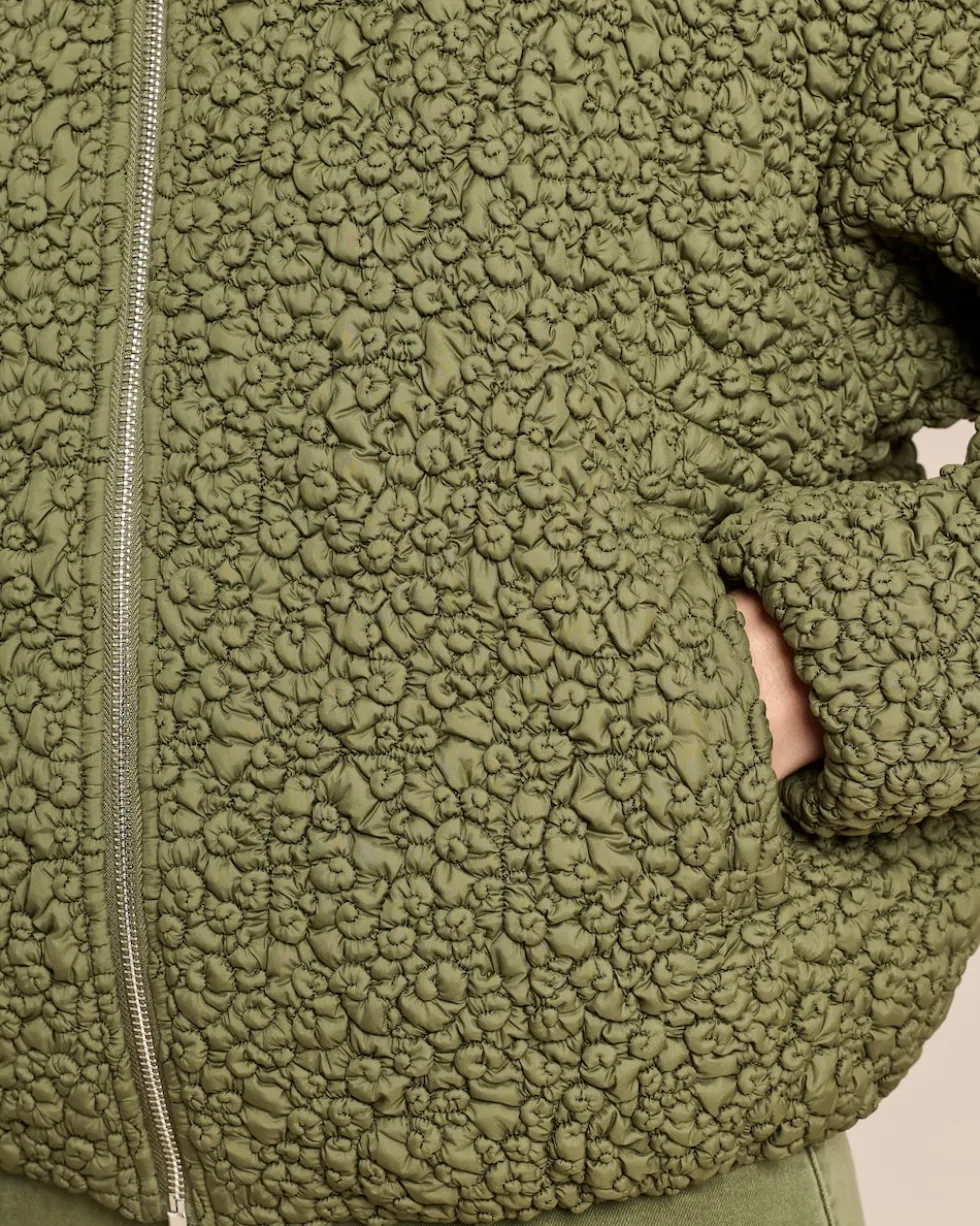 Bomberjacke mit Bubble-Effekt