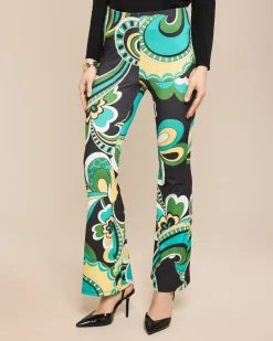 Bootcut Hose aus Jersey mit Exklusivdruck