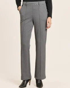 Bootcut Hose mit Logoband