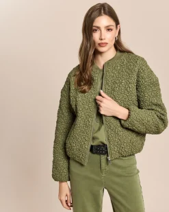 Bootcut Jeans mit Zierstepp