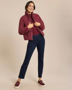 Bouclé-Steppjacke