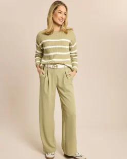 Boxy Bändchengarn-Pullover
