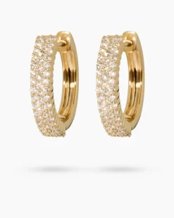 Brillant-Creolen ca. 0,40 ct