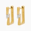 Brillant-Creolen, ca. 0,05 ct
