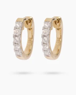 Brillant-Creolen ca. 0,25 ct