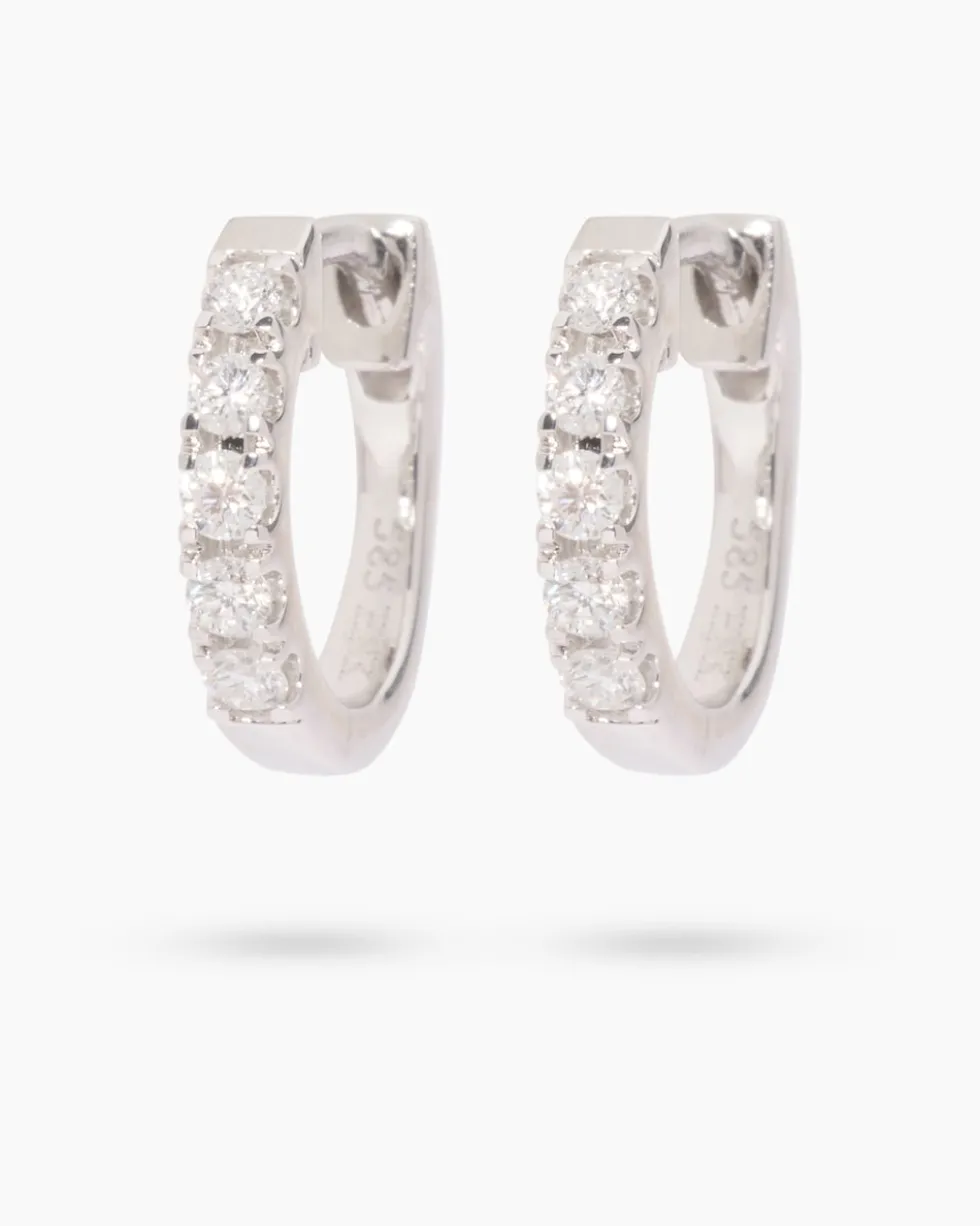 Brillant-Creolen ca. 0,25 ct