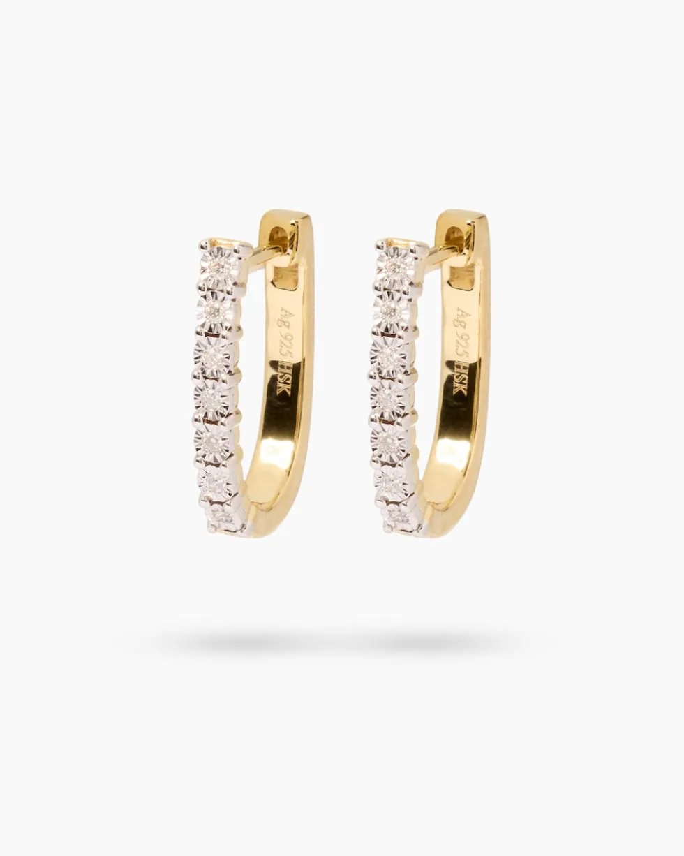 Brillant-Creolen 0,10 ct