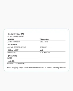 Brillant-Creolen 0,50 ct