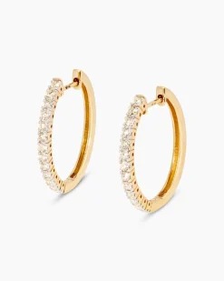 Brillant-Creolen 1,00 ct
