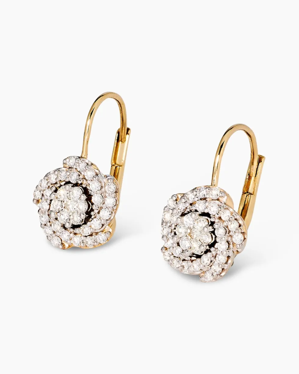 Brillant-Ohrbrisuren 0,50 ct