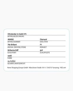 Brillant-Ohrstecker 0,25 ct