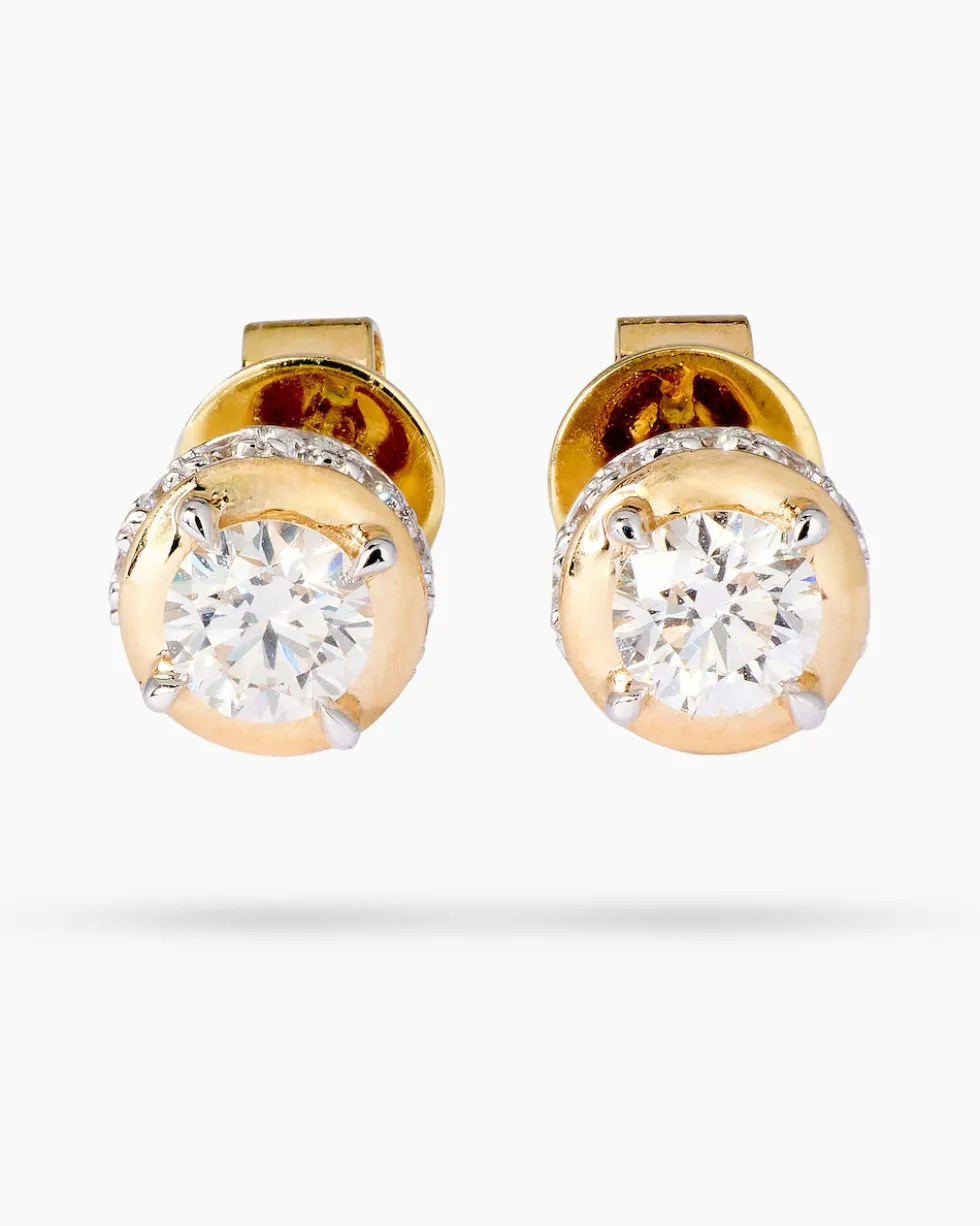 Brillant-Ohrstecker 0,50 ct