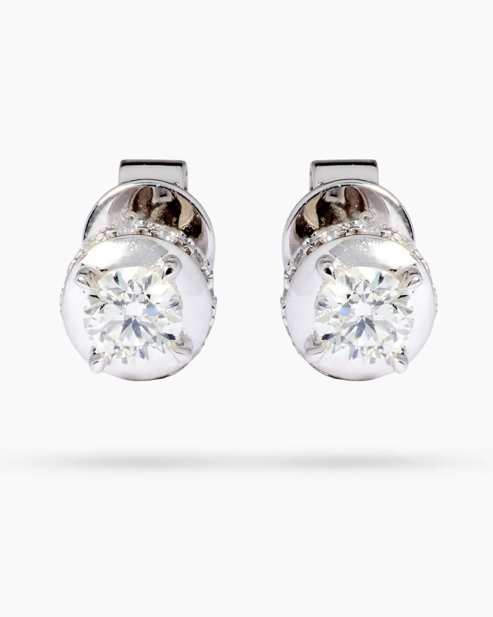 Brillant-Ohrstecker 0,50 ct