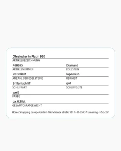 Brillant-Ohrstecker 0,30 ct