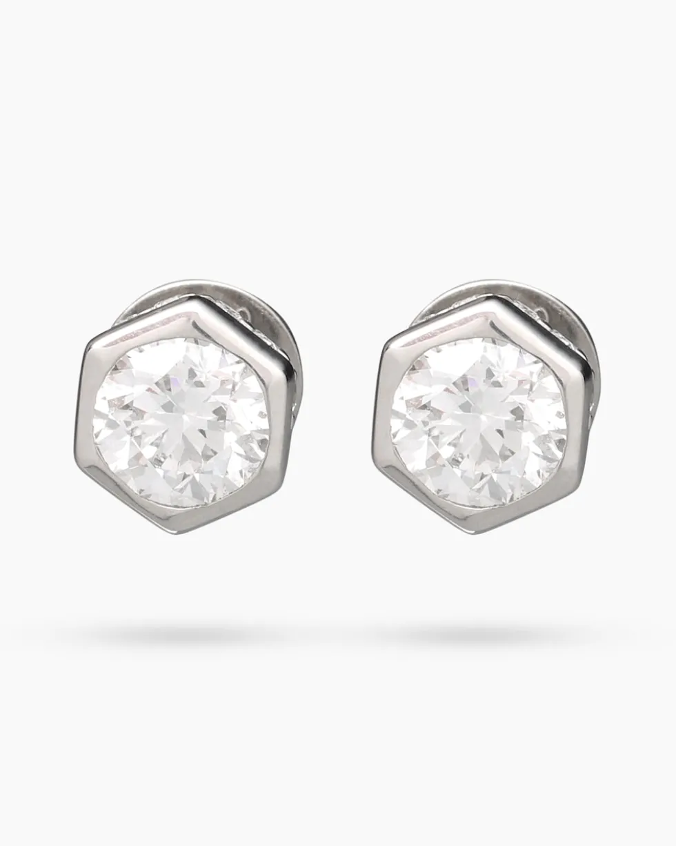 Brillant-Ohrstecker 0,75 ct