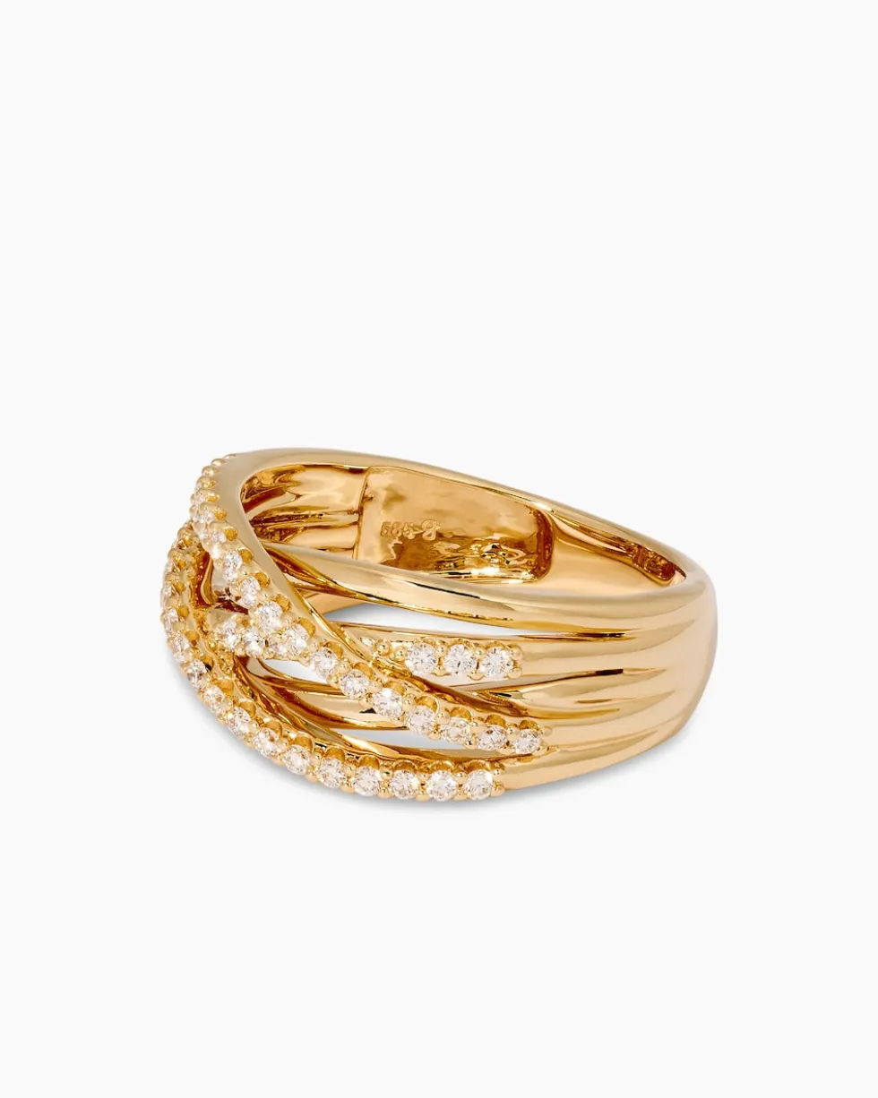Brillantring ca. 0,55 ct