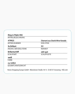Brillantring ca. 0,40 ct