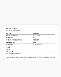 Brillantring 0,15 ct
