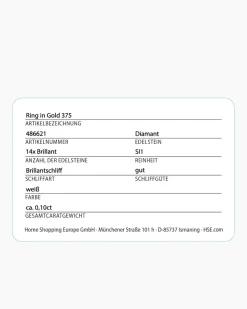 Brillantring 0,10 ct