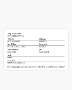Brillantring 0,25 ct