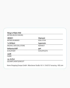 Brillantring 0,25 ct
