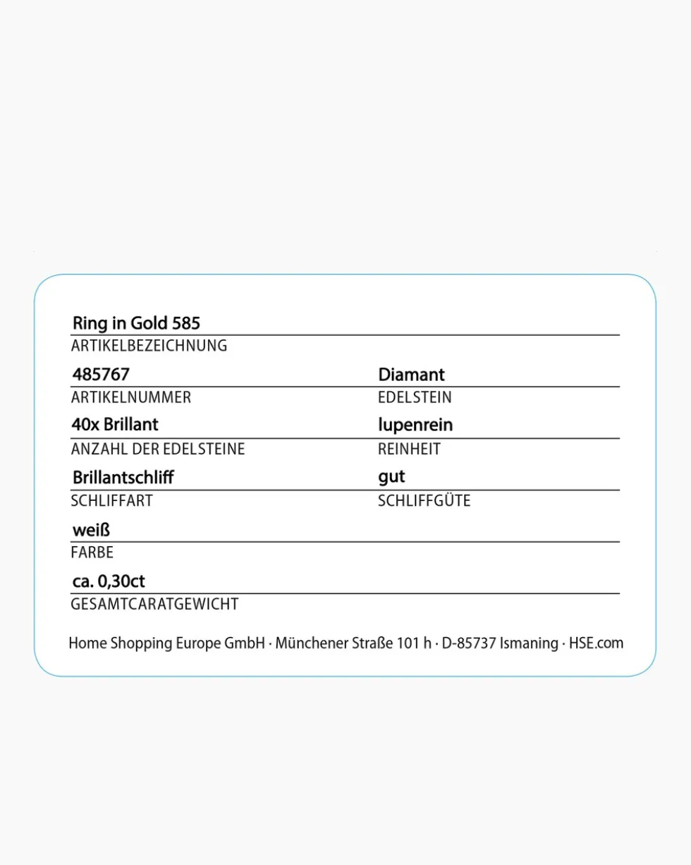 Brillantring 0,30 ct