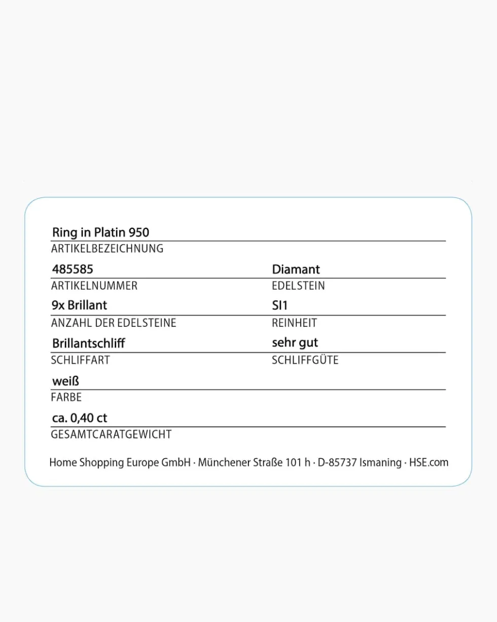 Brillantring 0,40 ct