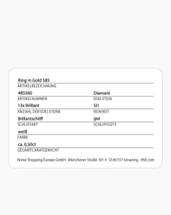 Brillantring 0,50 ct