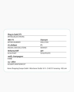 Brillantring 1,00 ct