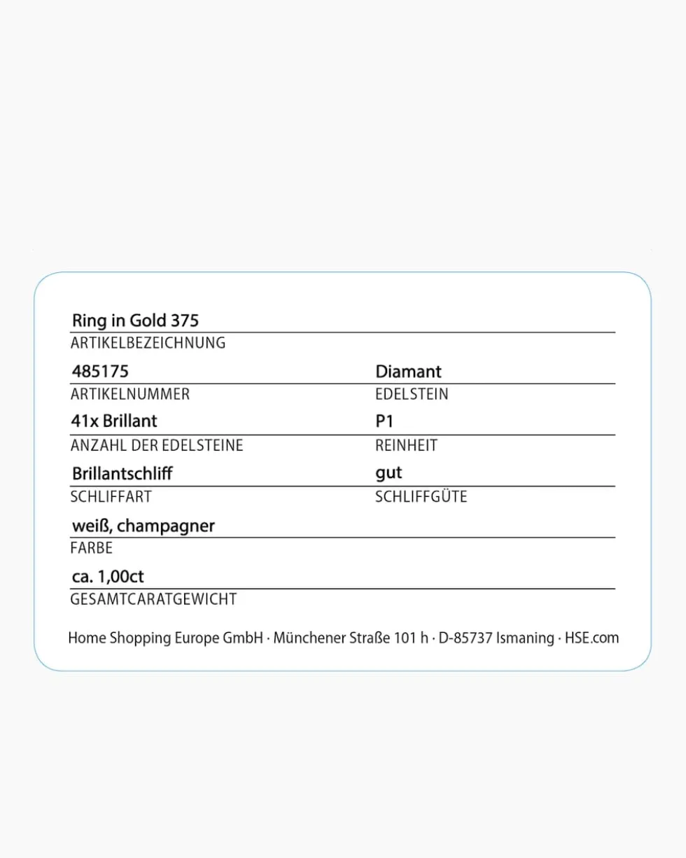 Brillantring 1,00 ct