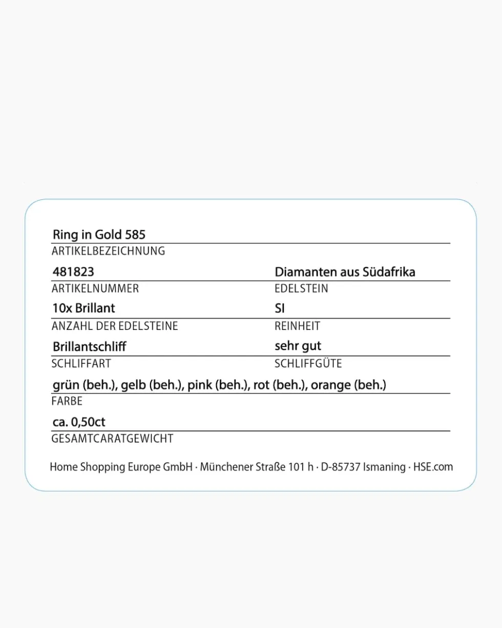 Brillantring 0,50 ct