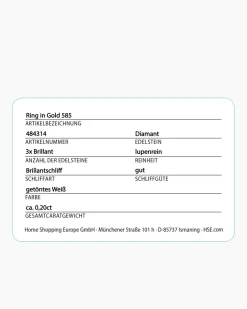 Brillantring 0,20 ct