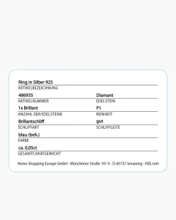 Brillantring 0,05 ct