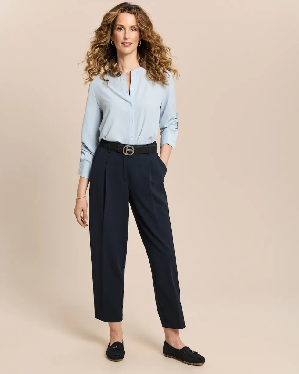 Bubble Crepe Bluse