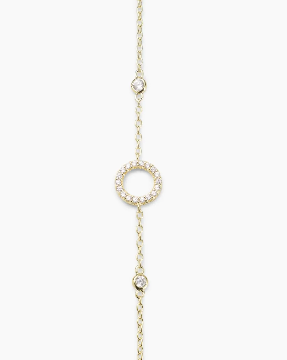 Buchstaben-Armband mit Zirkonia