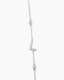 Buchstaben-Armband mit Zirkonia